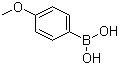4-甲氧基苯硼酸分子结构 (CAS 5720-07-0)