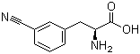 structure of CAS# 57213-48-6, L-3-Cyanophenylalanine;(S)-N-3-Cyanophenylalanine