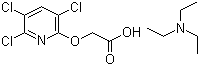 Triclopyr triethylamine salt molecular structure (CAS 57213-69-1)