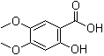 2-Hydroxy-4,5-dimethoxybenzoic acid molecular structure (CAS 5722-93-0)
