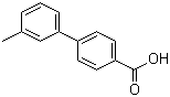 3'-Methylbiphenyl-4-carboxylic acid molecular structure (CAS 5728-33-6)