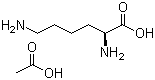 醋酸赖氨酸分子结构 (CAS 57282-49-2)
