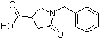1-Benzyl-5-oxopyrrolidine-3-carboxylic acid molecular structure (CAS 5733-86-8)