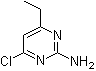 结构式 CAS# 5734-67-8, 2-氨基-4-氯-6-乙基嘧啶