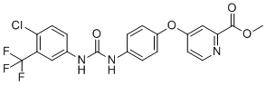 结构式 CAS# 573673-43-5, 索拉非尼羧酸甲基酯