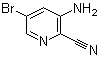 structure of CAS# 573675-27-1, 3-Amino-5-bromopyridine-2-carbonitrile;3-Amino-5-bromopicolinonitrile