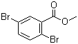 structure of CAS# 57381-43-8, Methyl 2,5-dibromobenzoate;2,5-Dibromobenzoic acid methyl ester