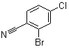 structure of CAS# 57381-49-4, 2-Bromo-4-chlorobenzonitrile