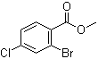 2-Bromo-4-chlorobenzoic acid methyl ester molecular structure (CAS 57381-62-1)