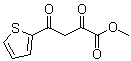 Methyl 4-(2-thienyl)-2,4-dioxobutanoate molecular structure (CAS 57409-51-5)