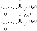 Calcium levulinate dihydrate molecular structure (CAS 5743-49-7)