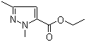 1,3-二甲基-1H-吡唑-5-甲酸乙酯分子结构 (CAS 5744-40-1)