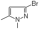 结构式 CAS# 5744-80-9, 3-溴-1,5-二甲基吡唑