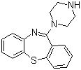 11-(1-Piperazinyl)dibenzo[b,f][1,4]thiazepine molecular structure (CAS 5747-48-8)