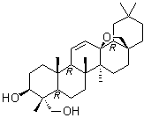 16-Deoxysaikogenin F molecular structure (CAS 57475-62-4)