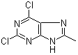2,6-Dichloro-8-methyl-9H-purine molecular structure (CAS 57476-37-6)