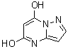 Pyrazolo[1,5-a]pyrimidine-5,7-diol molecular structure (CAS 57489-70-0)