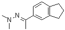 1-(2,3-Dihydro-1H-inden-5-yl)ethanone 2,2-dimethylhydrazone molecular structure (CAS 5758-13-4)