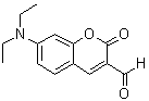 7-二乙基氨基香豆素-3-甲醛分子结构 (CAS 57597-64-5)