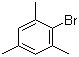 structure of CAS# 576-83-0, 2,4,6-Trimethylbromobenzene;2,4,6-Trimethylphenyl bromide; 1-Bromomesitylene; 2-Bromo-1,3,5-trimethylbenzene; 1-Bromo-2,4,6-trimethylbenzene; Mesityl bromide