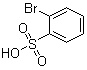 2-溴苯磺酸分子结构 (CAS 576-92-1)