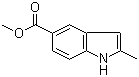 structure of CAS# 57663-18-0, 2-Methyl-1H-indole-5-carboxylic acid methyl ester;5-Methoxycarbonyl-2-methylindole