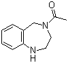 4-乙酰基-2,3,4,5-四氢-1H-1,4-苯并二氮杂卓分子结构 (CAS 57756-36-2)