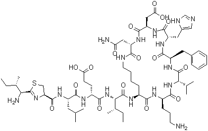 Bacitracin B1a molecular structure (CAS 57762-79-5)