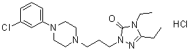 Etoperidone hydrochloride molecular structure (CAS 57775-22-1)