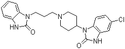 Domperidone molecular structure (CAS 57808-66-9)