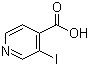 结构式 CAS# 57842-10-1, 3-碘异烟酸; 3-碘吡啶-4-羧酸