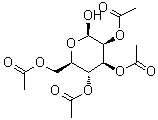 2,3,4,6-Tetra-O-acetyl-beta-D-mannopyranose molecular structure (CAS 57884-82-9)