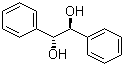 内消旋-1,2-二苯基-1,2-乙二醇分子结构 (CAS 579-43-1)