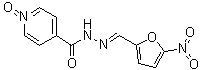 4-Pyridinecarboxylic acid [(5-nitro-2-furanyl)methylene]hydrazide 1-oxide molecular structure (CAS 57905-63-2)