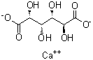 D-Glucaric acid calcium salt molecular structure (CAS 5793-88-4)