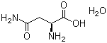 L-天冬酰胺一水物分子结构 (CAS 5794-13-8)
