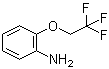 structure of CAS# 57946-60-8, 2-(2,2,2-Trifluoroethoxy)benzenamine;2-(2,2,2-Trifluoroethoxy)aniline