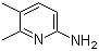 2-氨基-5,6-二甲基吡啶分子结构 (CAS 57963-08-3)