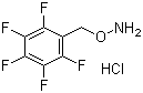 结构式 CAS# 57981-02-9, O-(五氟苄基)羟胺盐酸盐