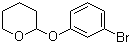 structure of CAS# 57999-49-2, 2-(3-Bromophenoxy)tetrahydropyran;3-(Tetrahydropyran-2-yloxy)phenyl bromide; 3-Bromophenyl tetrahydro-2H-pyran-2-yl ether