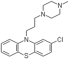 奋乃静分子结构 (CAS 58-38-8)