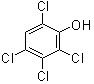2,3,4,6-四氯苯酚分子结构 (CAS 58-90-2)