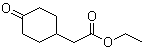 4-氧代环己烷乙酸乙酯分子结构 (CAS 58012-34-3)