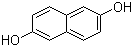 2,6-萘二酚分子结构 (CAS 581-43-1)