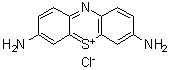 结构式 CAS# 581-64-6, 硫堇