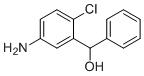 (5-Amino-2-chlorophenyl)(phenyl)methanol molecular structure (CAS 581060-15-3)