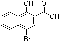4-Bromo-1-hydroxy-2-naphthoic acid molecular structure (CAS 5813-37-6)