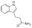 结构式 CAS# 5814-93-7, 3-(1H-吲哚-3-基)丙酰胺