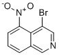 4-溴-5-硝基异喹啉分子结构 (CAS 58142-46-4)