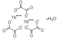 乙二酸镱盐水合物分子结构 (CAS 58176-74-2)